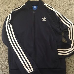 adidas superstar jacket navy